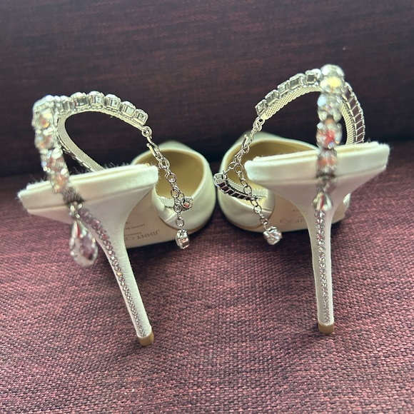 Absolutely beautiful Jimmy Choo Saeda 100MM Suede Pumps size 37 - Picture 6 of 15